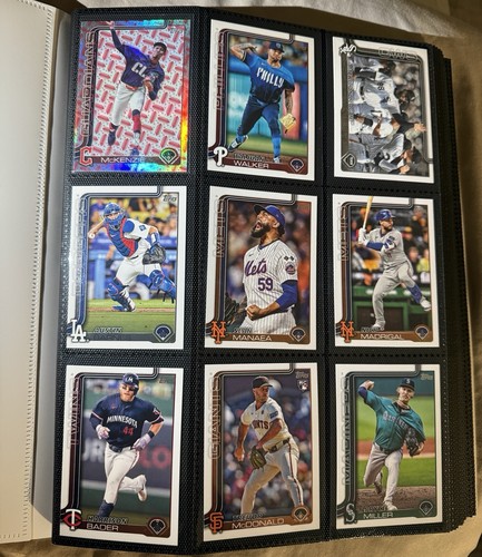 2025 Topps Series 2 Complete Base Set & SMLB Binder Foil #’ed Inserts ...