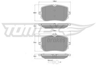 Tomex Brakes TX 19-48 Bremsbelagsatz, Scheibenbremse FüR MERCEDES-BENZ