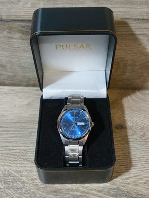 Pulsar Blue Face 100m WR VJ33-x022 Wristwatch