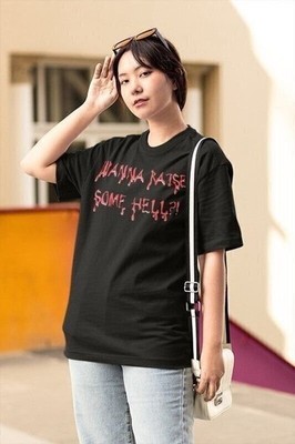 Stone Cold Steve Austin Wanna Raise Some Hell Yeah Black T-shirt