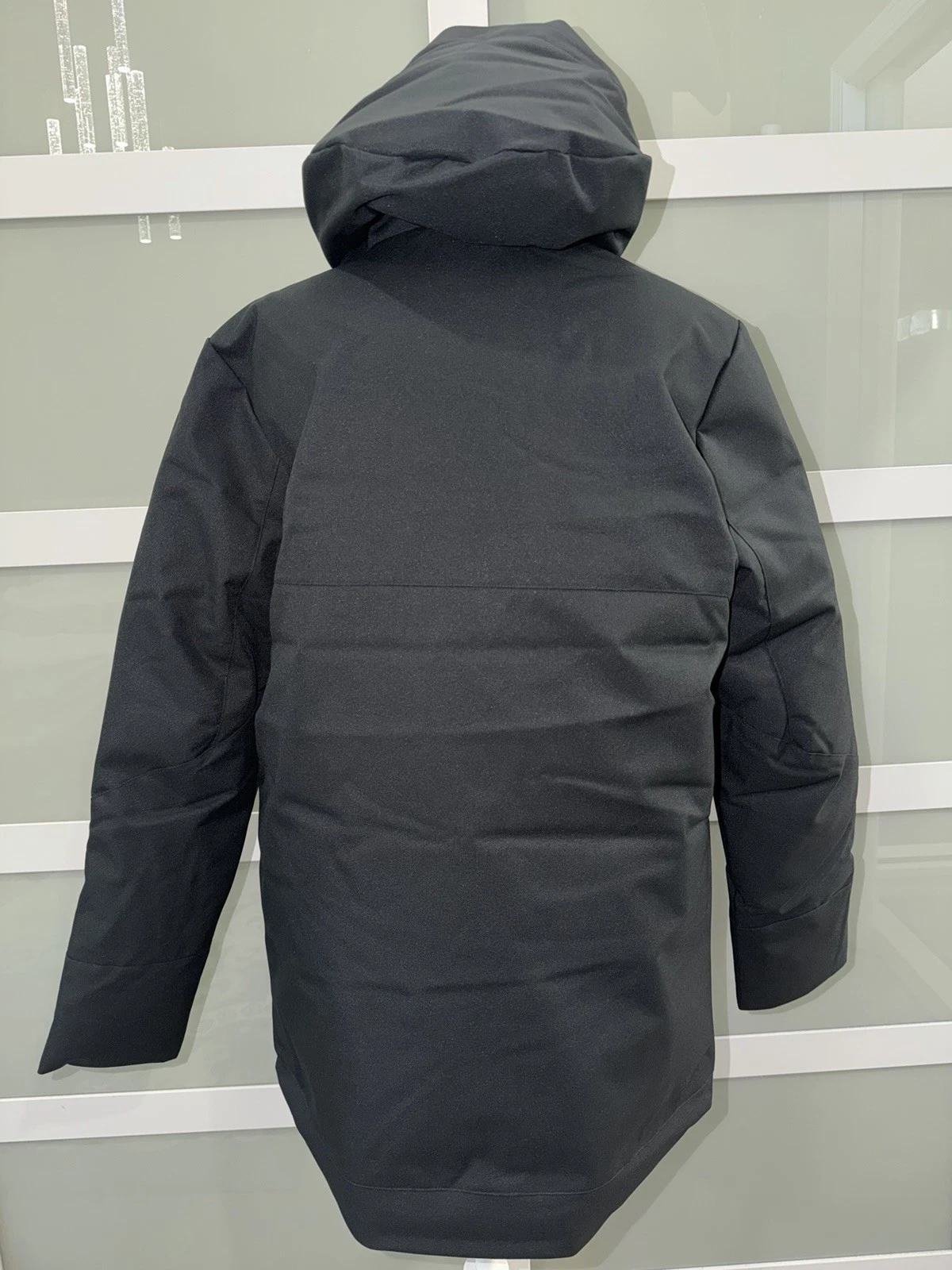 Nike 550 Duck Down Parka Winter Coat BLACK Men's (MEDIUM) - DJ6526-010 image 3