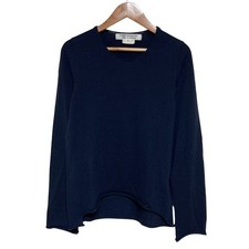 AD2006 COMME des GARCONS COMME des GARCONS Wool Knit Top Size S Navy Women USED