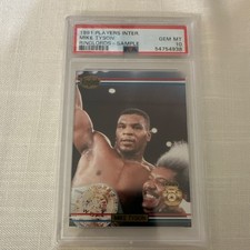 1991 Players International Ringlords Mike Tyson Don King Sample PSA 10 GEM MT