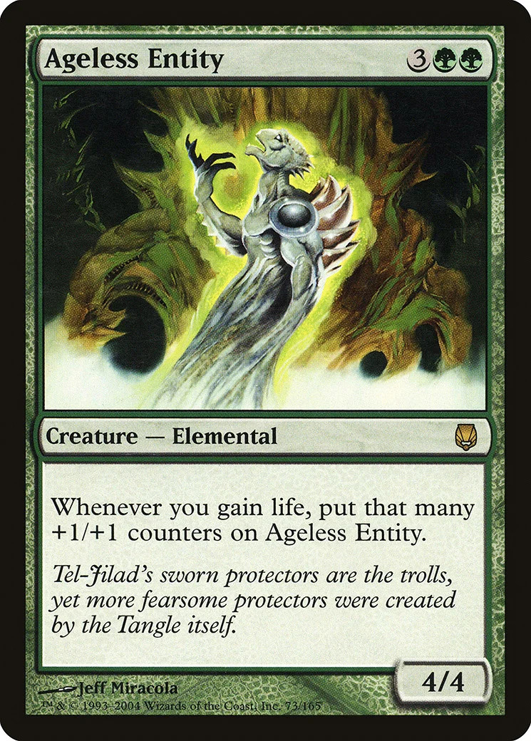 Ageless Entity Darksteel NM Green Rare MAGIC THE GATHERING MTG CARD ABUGames