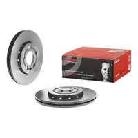 2X Brembo Bremsscheiben 256Mm InnenbelÜFtet Vorne Passend FÜR Audi A1 A2 A3
