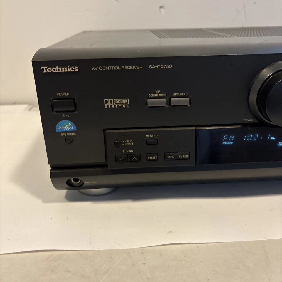 Technics SA-DX750 5.1 AV Control Receiver Amplifier Dolby Digital Hifi - TESTED - Image 4 of 4