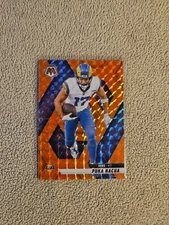 PUKA NACUA Orange Prizm 54/199 2025 Panini Mosaic Football #102 Rams