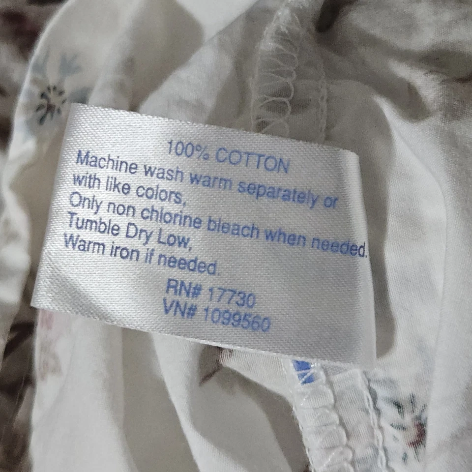 Funda nórdica doble Rachel Ashwell Shabby Chic "Dolce" con volantes de algodón floral Foto 4 de 4