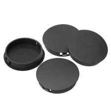 4pcs Drill Screw Hole Plugs Covers 2"(50mm) Black