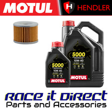 Service Kit for Kawasaki GPZ1100 A Unitrack 1983-1985 Motul 5Ltr & Oil Filter