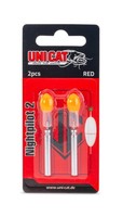 Uni Cat Nightpilot 2 Red 2Pcs. Welsangeln Alternative FüR Knicklicht