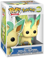 FUNKO POP! GAMES #866 POKEMON LEAFEON VINYL FIGURE + POP PROTECTOR BRAND NEW