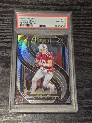 2024 Drake Maye [Silver Prizm] #113