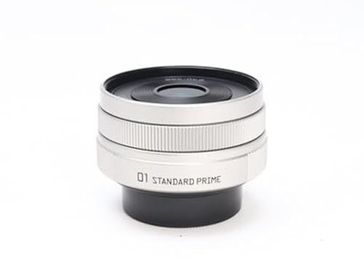 PENTAX Q Mount Lens 01 Standard Prime Silver F1.9 8.5mm Excellent