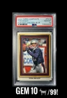 2023 Topps Composite Tom Brady Portrait Gallery BLUE FOIL /99 #PG13 PSA 10 GEM