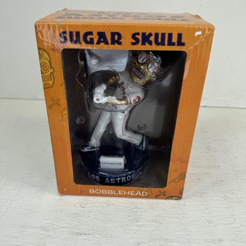 NEW 2023 SGA Houston Astros Los Astros Sugar Skull Bobblehead OPEN BOX