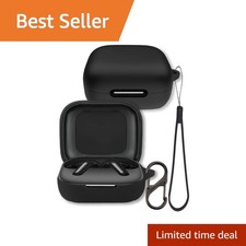 FJIASTB Black Silicone Case for Anker Soundcore P31i