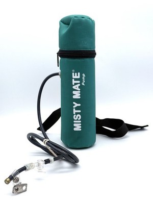 Misty Mate Pump Personal Portable Air Cooler Spray Hiking Camping Green - Works