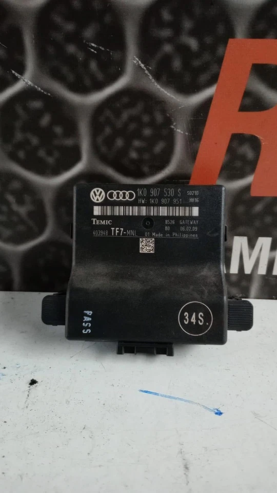 CENTRALINA GATEWAY PER AUDI A3 Cabriolet Serie (8P7) (08>13) 1K0907530S Benzina - Immagine 2 di 4