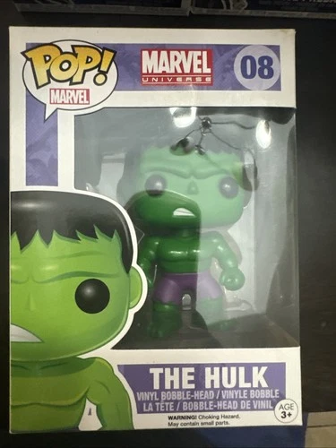 Funko Pop! Vinyl: The Hulk #08 Bobble-Head Figure Marvel Universe Collectible