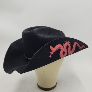 Billy Bones Club Snake Fedora Serpent Cowboy Hat - Off White | Billy Bones Club main image 4