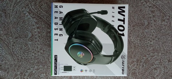 Tatybo Cascos Gaming Inalámbricos para PC/Ps5/Ps4,