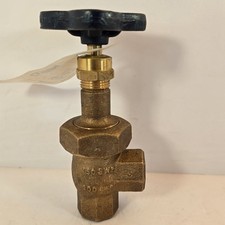 NIBCO T-335-Y Bronze Manual Angle Valve 1/2" NPT MSS SP-80 150 psi WOG