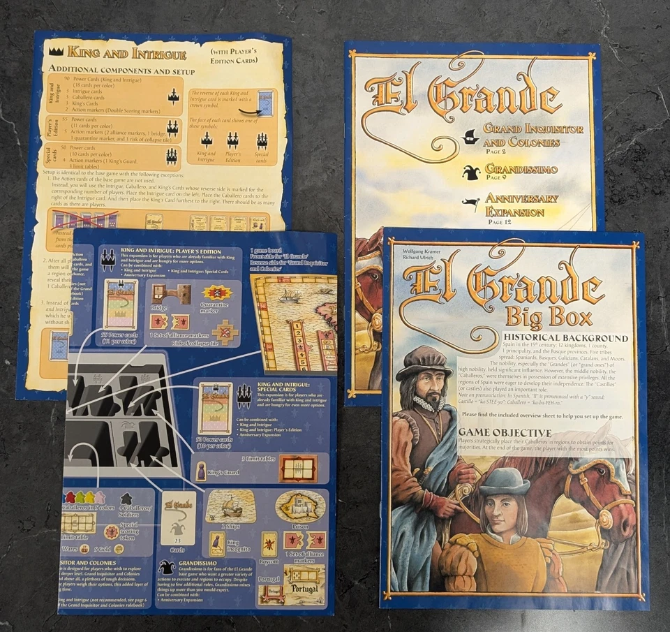 Z-Man Games - El Grande Big Box (2017) Board Game - Used! Missing 1 Meeple! - Image 4 of 4