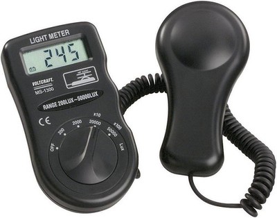 Voltcraft MS-1300 Lux-Meter Lichtmessgerät Helligkeitsmesser SIEHE TEXT