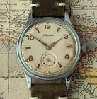 Authentic  Kama Mens Wrist Watch 17 Jewels 1958 Year USSR, Cal.2602,Serviced