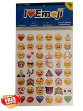 Emoji Jumbo Stickers 960pc Popular Emoticons Large Fun Educational