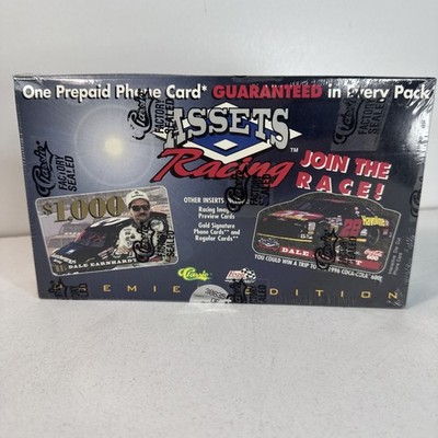 1995 CLASSIC ASSETS RACING CARD FACTORY SEALED AND NUMBERED BOX