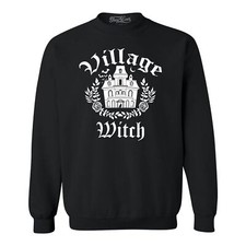 Village Witch Spooky Crewnecks Halloween Sweatshirts