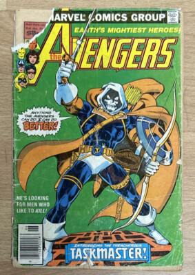 Avengers #196 George Perez Art; 1st Taskmaster; Ads: Spider-Man Avengers #196 George Perez Art; 1st Taskmaster; Ads: Spider-Man