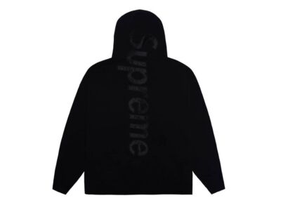 Supreme Satin Applique Hooded Sweatshirt Black | eBay