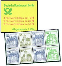 Berlin Markenheft Nr. 11 "Burgen und Schl&ouml;sser 1980 I"
