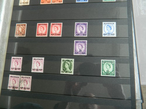 BRITISH COMMONWEALTH MIDDLE EAST STAMPS COLLECTION ON PAGES - Picture 11 of 24
