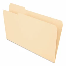 Pendaflex Essentials File Folders Straight Cut Top Tab Legal Manila 100/Box 753