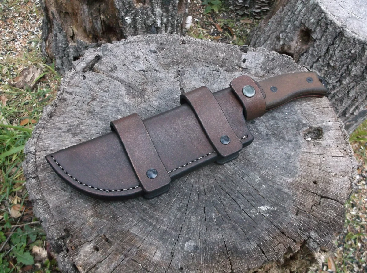 Bushcraft Knife Sheath, Leather Knife Sheath, Horizontal, 47 OFF