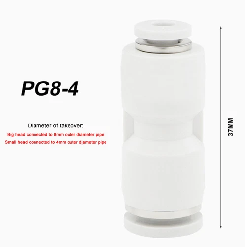 PU/PY/PE Series Tracheal Connector Outer Diameter 4/6/8-16MM For PU/Nylon Hose - Picture 31 of 45