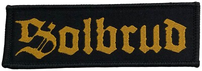 SOLBRUD - Yellow Gutenberg Logo - 3,4 x 10,3 cm - Patch - 169257