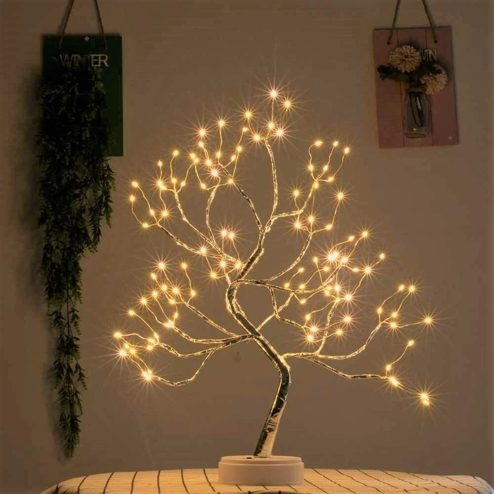 Battery Powered USB LED Fairy Tree Light Copper Wire Home Party Decoration Lamp
Opens in a new windo