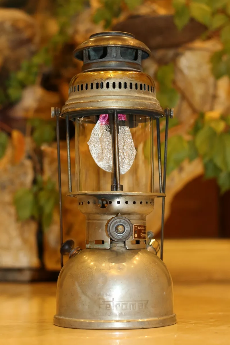 Antique Vintage Original petromax 826-350 Lantern Lamp Germany working order