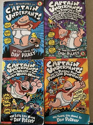 新品未使用captain underpants 11冊 x11) Captain Underpants Books-Mixed 5 HB 6 PB #1 #3-#6 #8