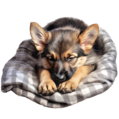 Illustrazione Di Vettore Del Cane Da Pastore Tedesco Illustrazione