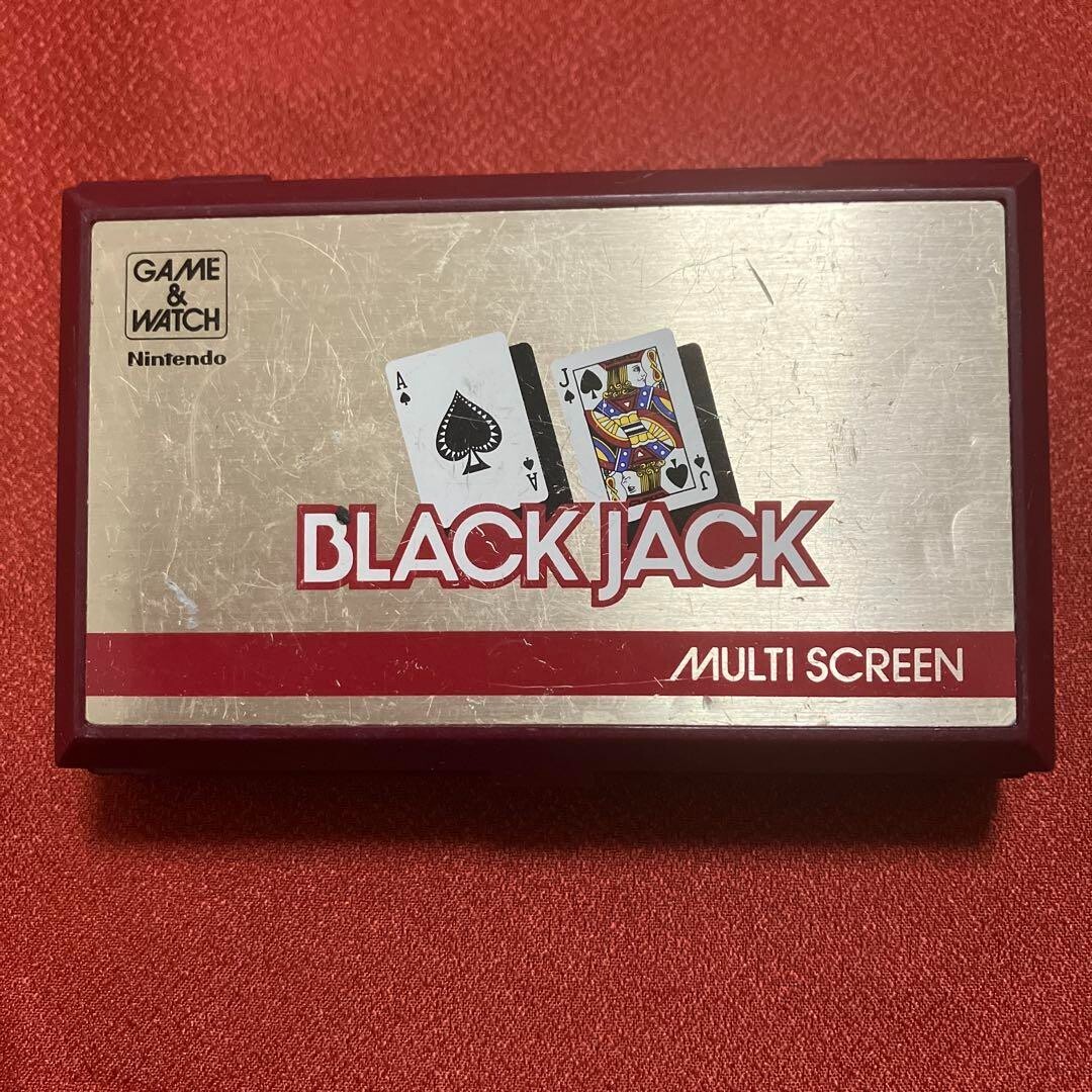 【動作確認済】任天堂 BLACK JACK マルチスクリーン Nintendo Game & Watch Blackjack Multi Screen 1985 Direct From