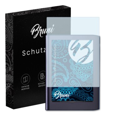 Bruni 2x Folie für Sony PRS-350 Reader Pocket Edition Schutzfolie