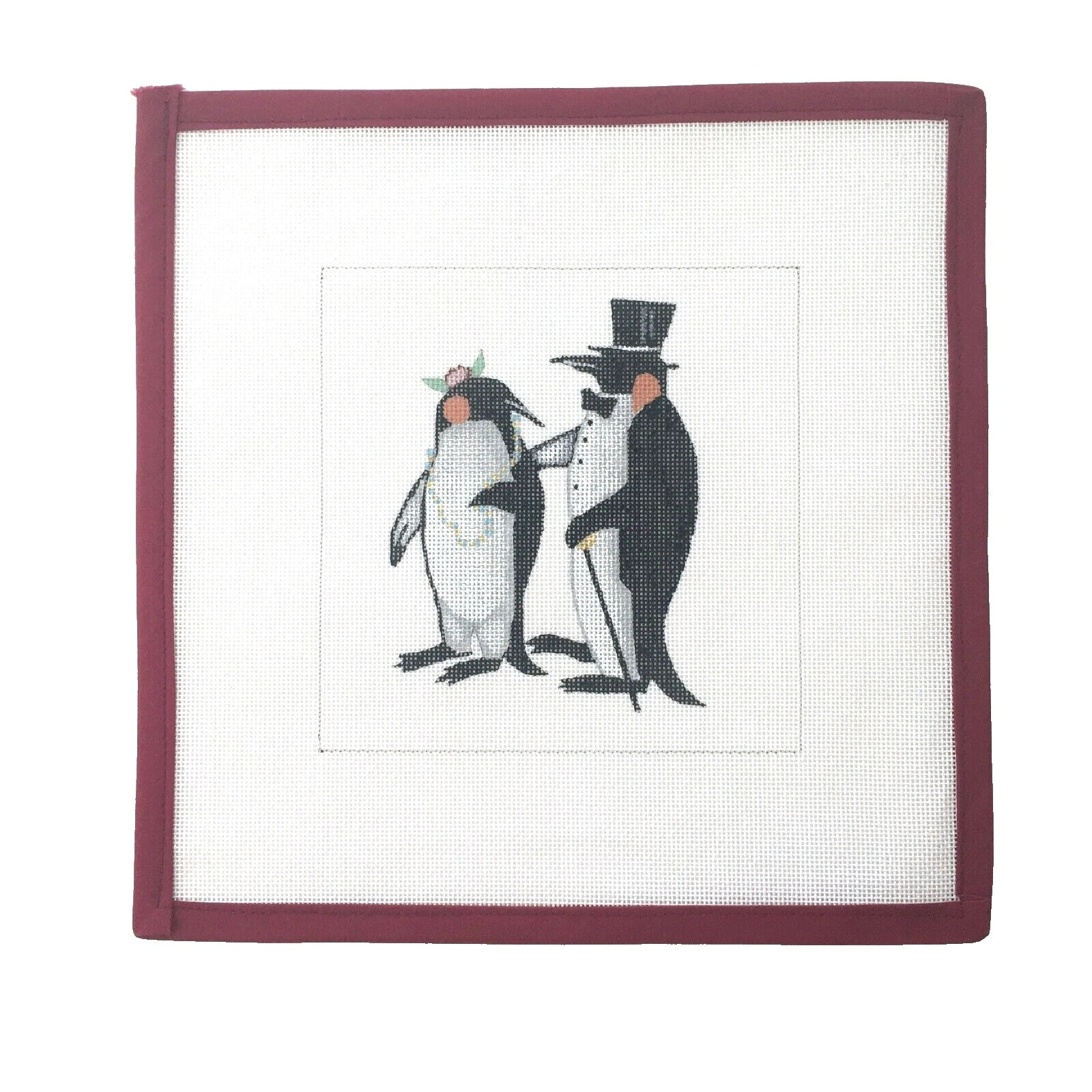 Multi-Color Cuadrado Cruz lonas para bordado