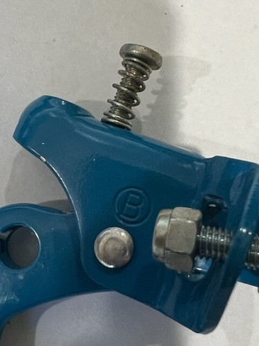 ! VINTAGE OLD SCHOOL DIA-COMPE TECH 4 GT BLUE LEVER RIGHT BMX BRAKE MINT 07/85 - Picture 4 of 4