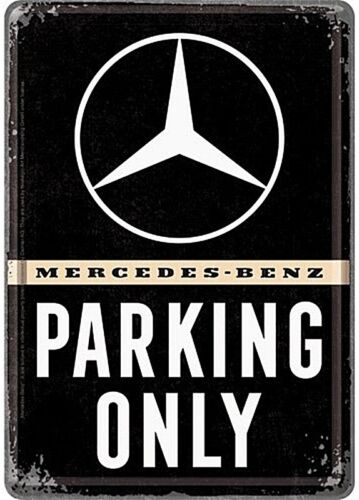 Mercedes-Benz Parking Nur Medium Metall Schild 200mm x 300mm (Na ) - Bild 1 von 1